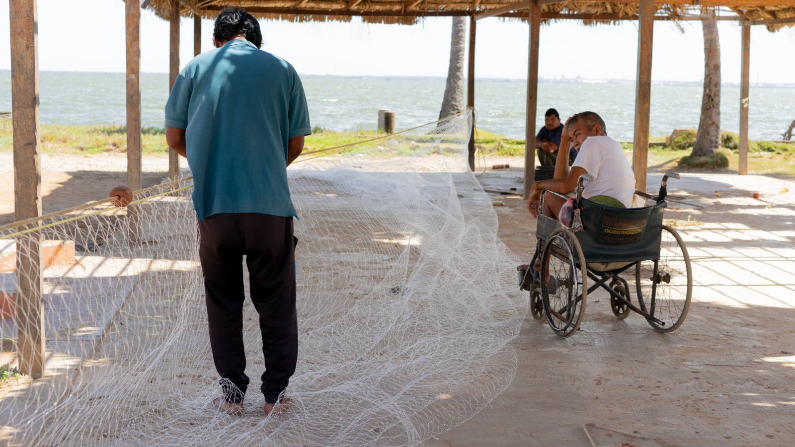Pescadores en Maracaibo